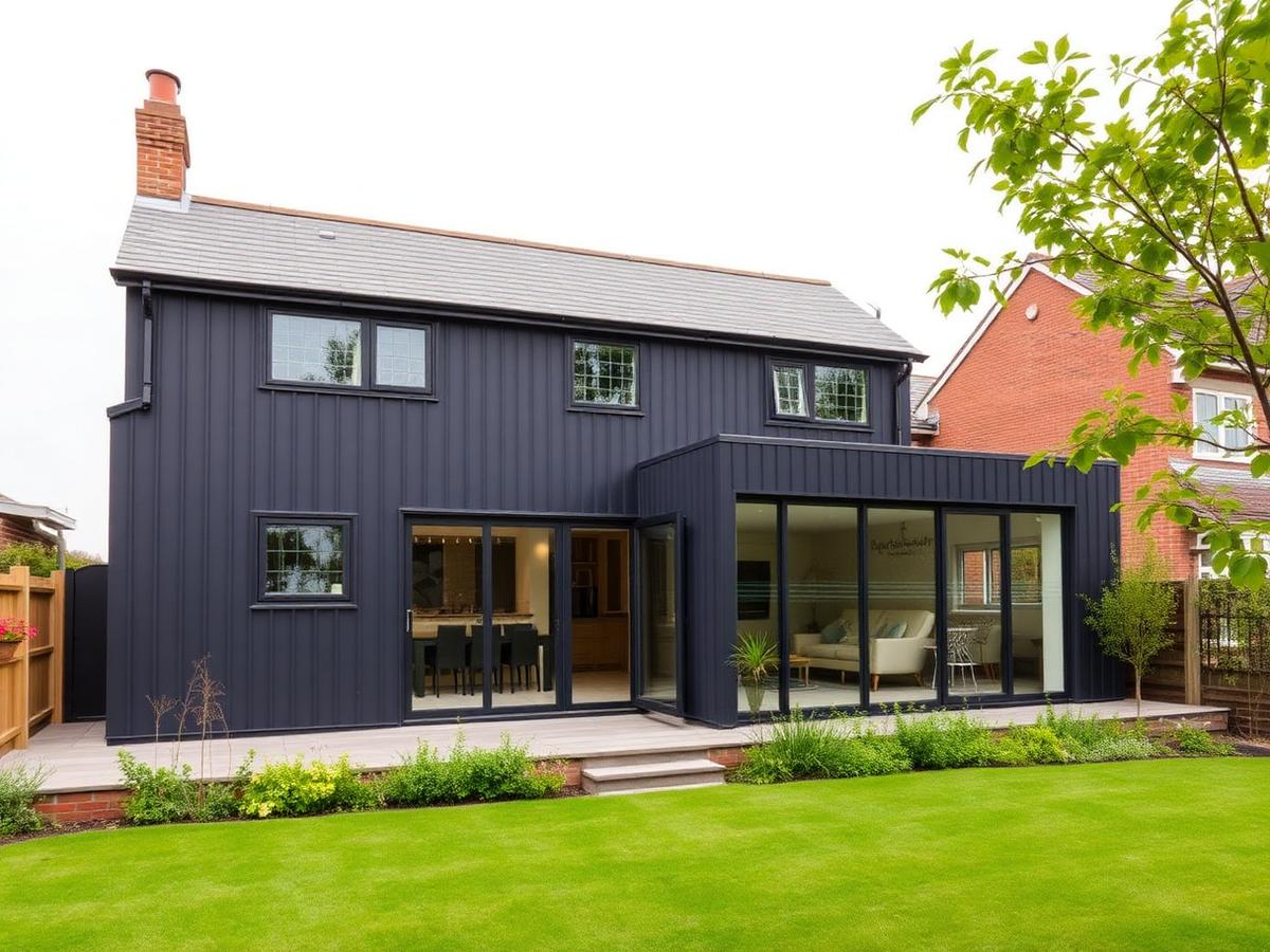 Contemporary orangery extension exterior